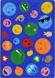Joy Carpets Kid Essentials Shake 'Em Up Emojis Multi